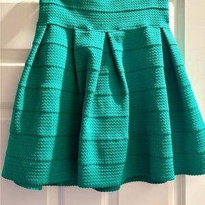 H&M Vibrant Teal A-Line Skirt